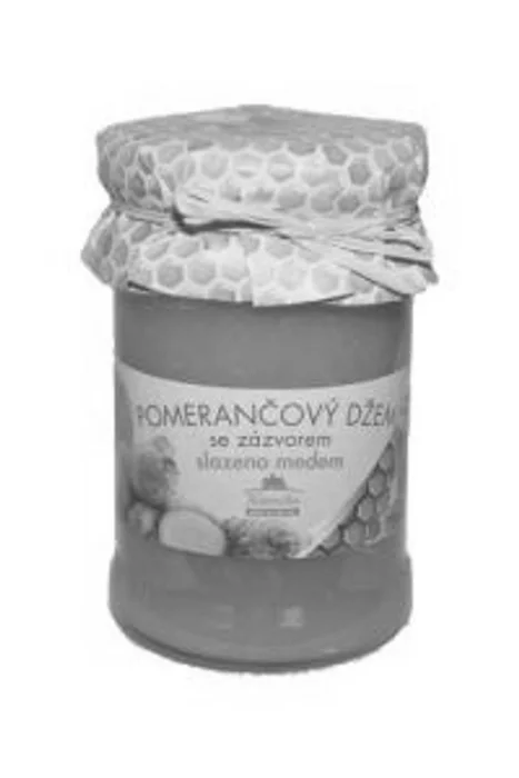 Kvasnička pomerančový džem se zázvorem s medem 275g