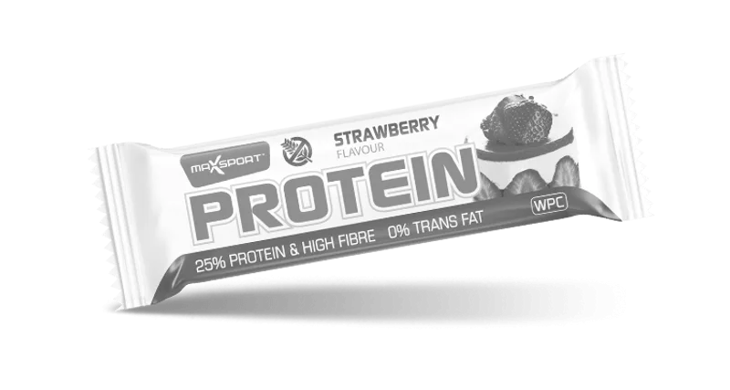 Maxsport Protein Bar proteinová tyčinka jahodová 50 g