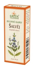 Grešík Bylinné kapky Šalvěj 50ml