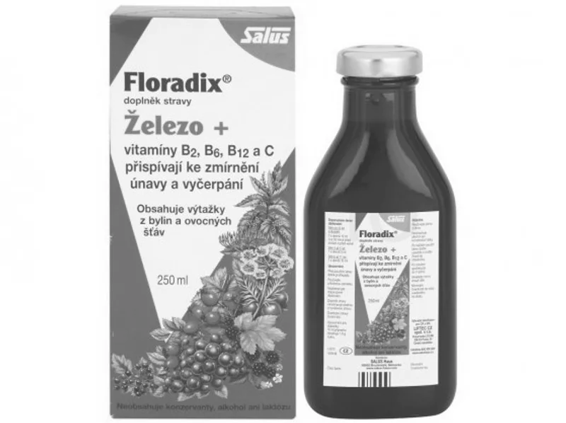 Salus Floradix železo+ 250ml