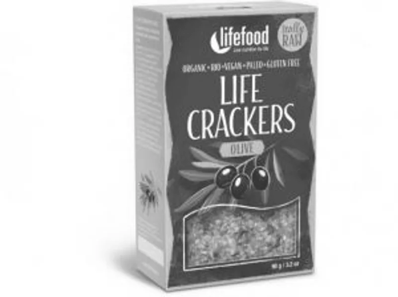 Lifefood Life Crackers olivové 90g Bio