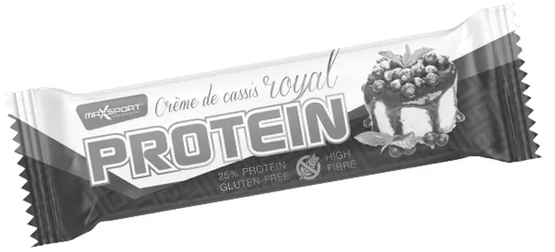 Maxsport Royal Protein Bar 60 g proteinová tyčinka černý rybíz