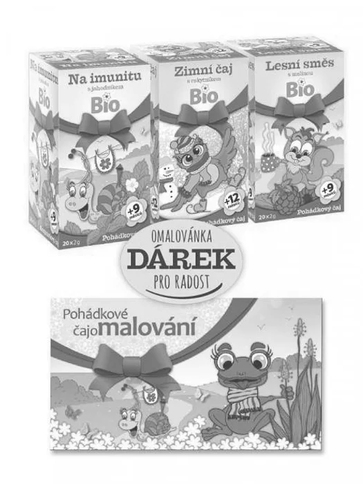 Apotheke Pohádkový čaj 3 druhy + omalovánky 120g