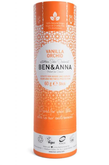 Ben & Anna Tuhý deodorant BIO 60 g - vanilková orchidej