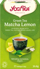 Yogi Tea Zelený čaj Matcha Citrón 17 x 1,8 g BIO
