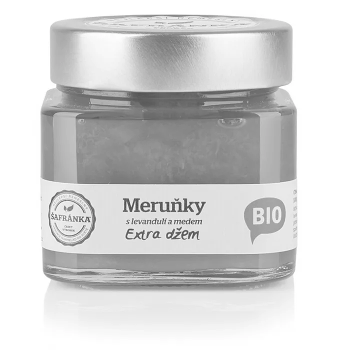 Šafránka Meruňkový extra džem s levandulí a medem 270g Bio
