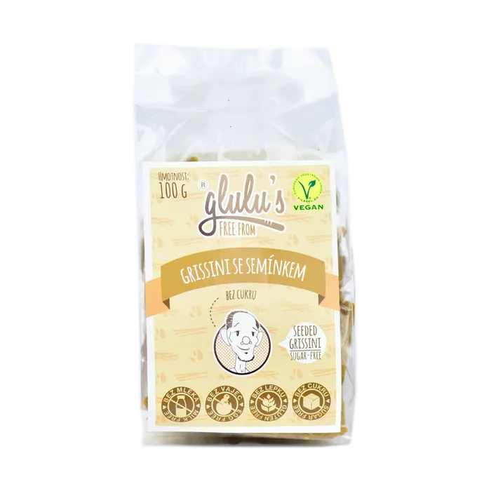 Glulu´s Grissini semínkové 100g