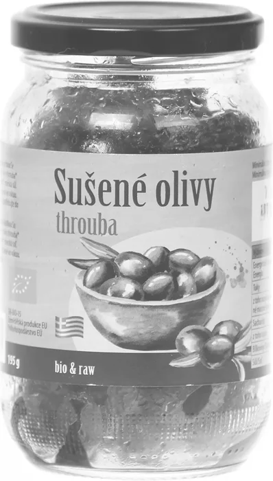 bio*nebio Sušené Throuba olivy bez nálevu 195 g BIO