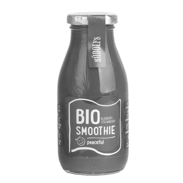 Rudolfs Smoothie borůvka a jahoda 260 ml BIO
