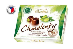 Carla Chmelinky 130 g - hořké pralinky plněné chmelem
