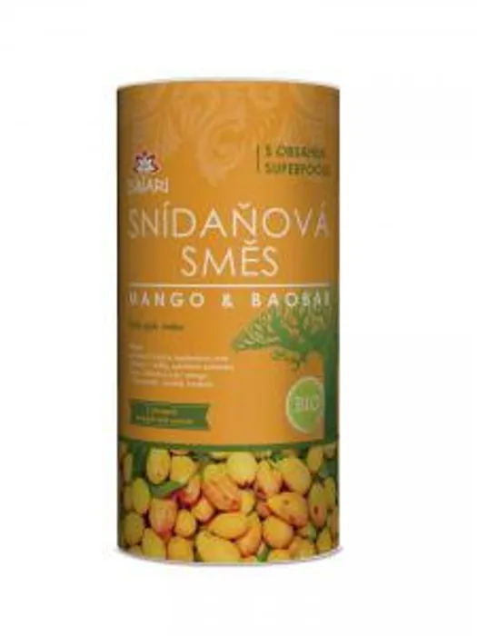 Iswari Bio Snídaňová směs mango a Baobab 800 g