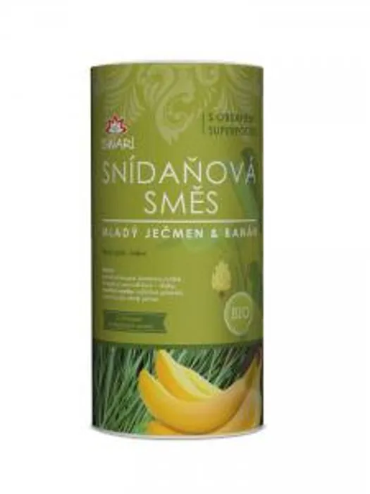 Iswari Bio snídaňová směs mladý ječmen & banán 800 g