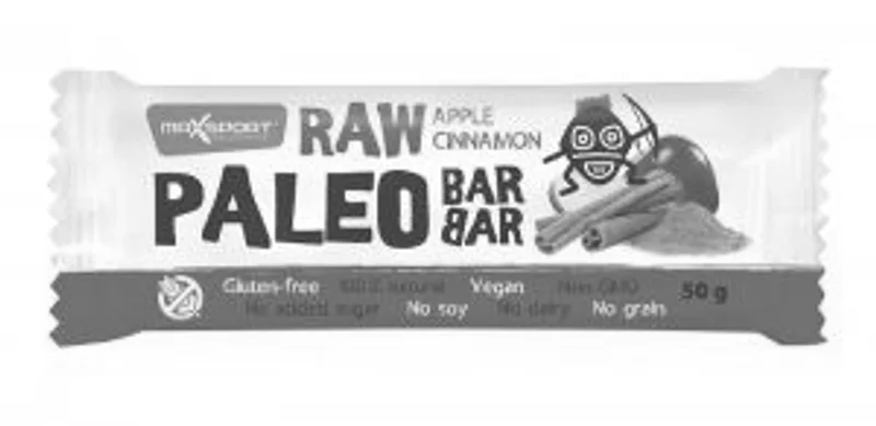 Maxsport Raw Paleo Bar jablko a skořice 50g