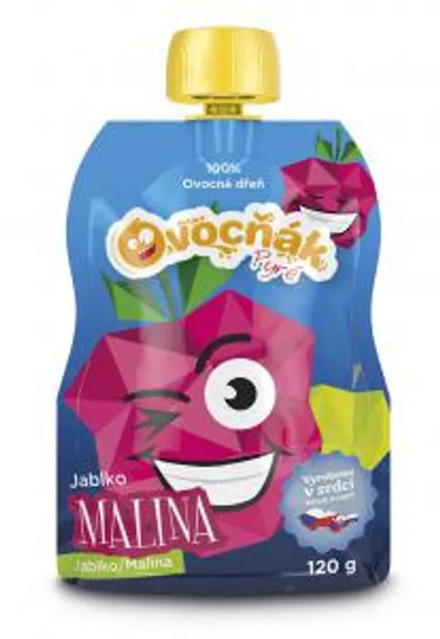 Ovocňák Pyré jablko malina 120 g