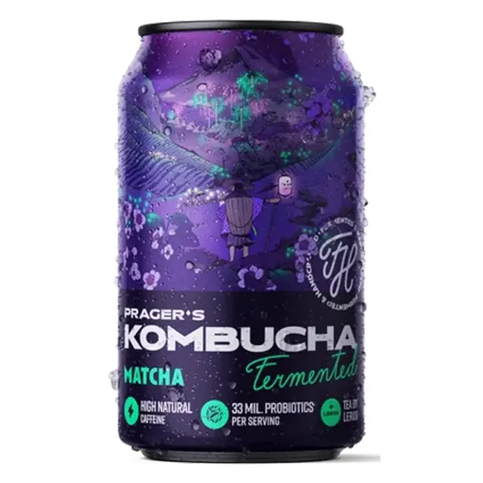 Prager's Kombucha Matcha 330 ml