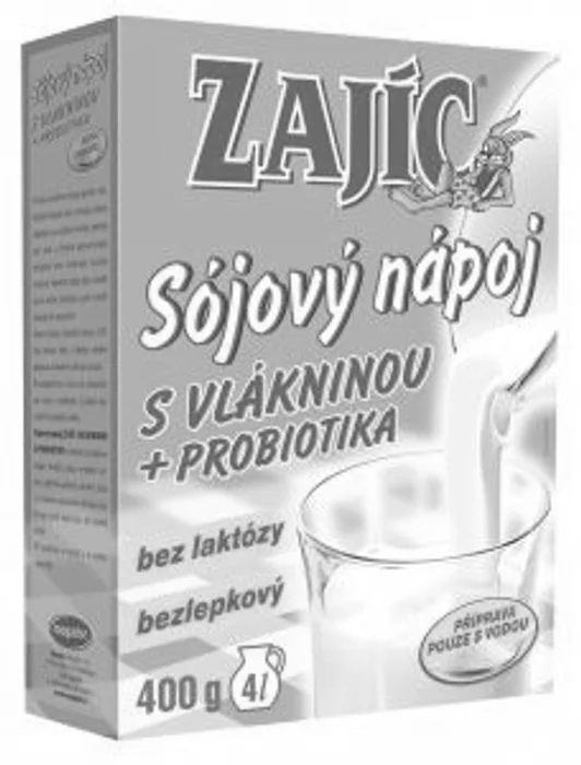 Mogador Zajíc Sójový nápoj s vlákninou + probiotika 400 g