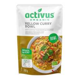 Activus Curry Bowl žlutý s žampiony a cizrnou 283g BLP BIO