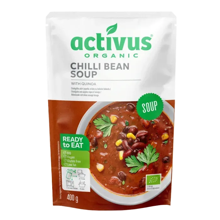 Activus Polévka fazolová s chilli BIO 400g