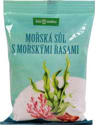 bio*nebio Mořská sůl jodovaná mořskými řasami 500 g