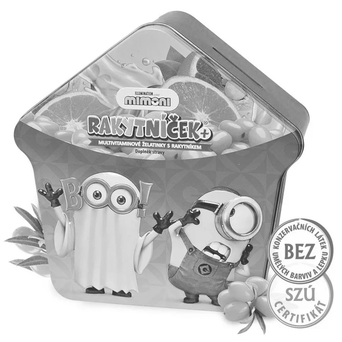Terezia Rakytníček+ želatinky - Halloween domeček Mimoni 50 ks