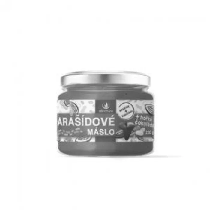Allnature Arašídové máslo s hořkou čokoládou 220g