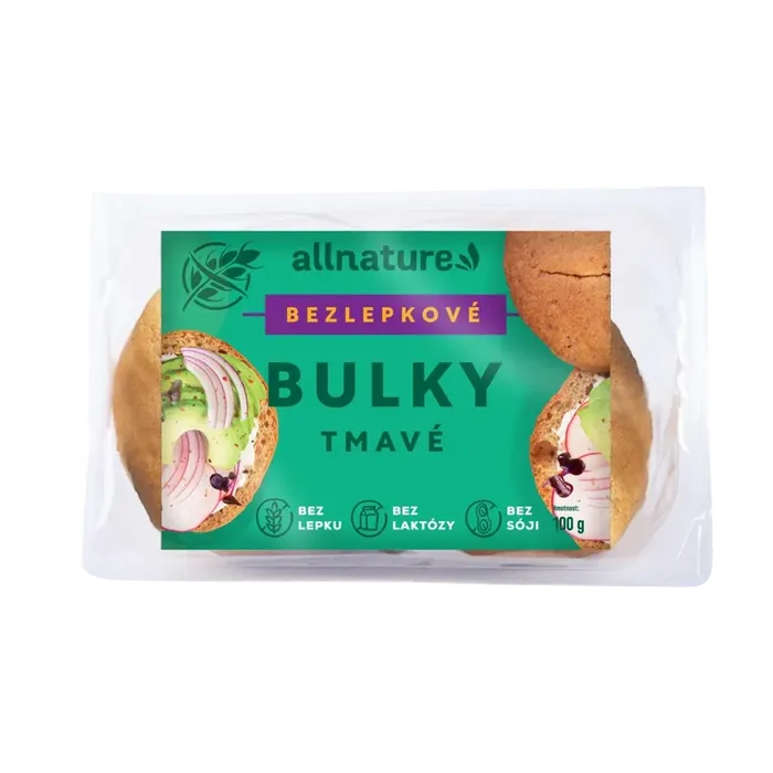 Allnature Bezlepkové bulky tmavé 100 g