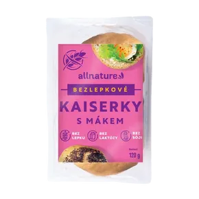 Allnature Bezlepkové kaiserky s mákem 120 g