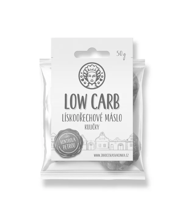 Jihočeská svačinka Low Carb kuličky lískooříškové 50 g