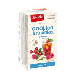 Apotheke COOLTEA Brusinka s malinou 20x2g