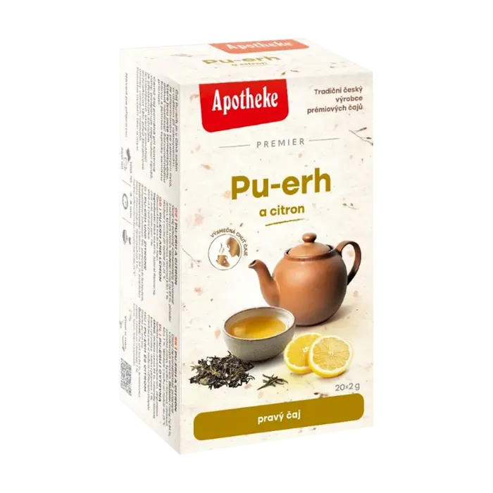 Apotheke Čaj Pu-erh a citron 20x2g
