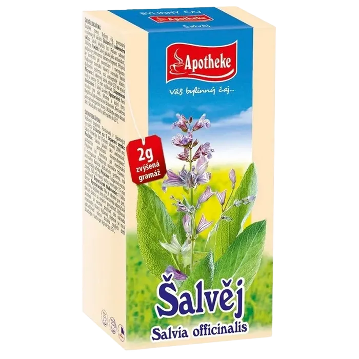 Apotheke Čaj Šalvěj lékařská 20x2 g