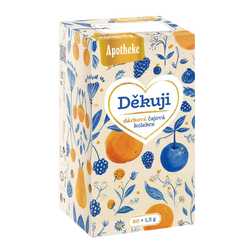 Apotheke Dárková čajová kolekce Děkuji 20 sáčků (45 g)