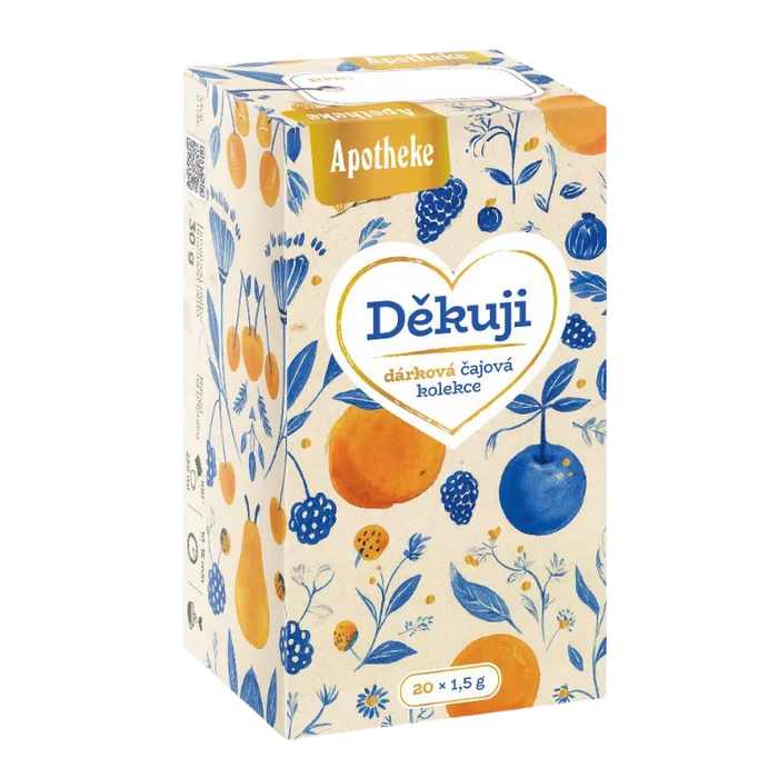 Apotheke Dárková čajová kolekce Děkuji 20 sáčků (45 g)