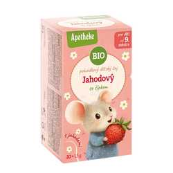 Apotheke Pohádkový dětský čaj Jahodový 20x1,5g BIO