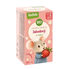 Apotheke Pohádkový dětský čaj Jahodový 20x1,5g BIO