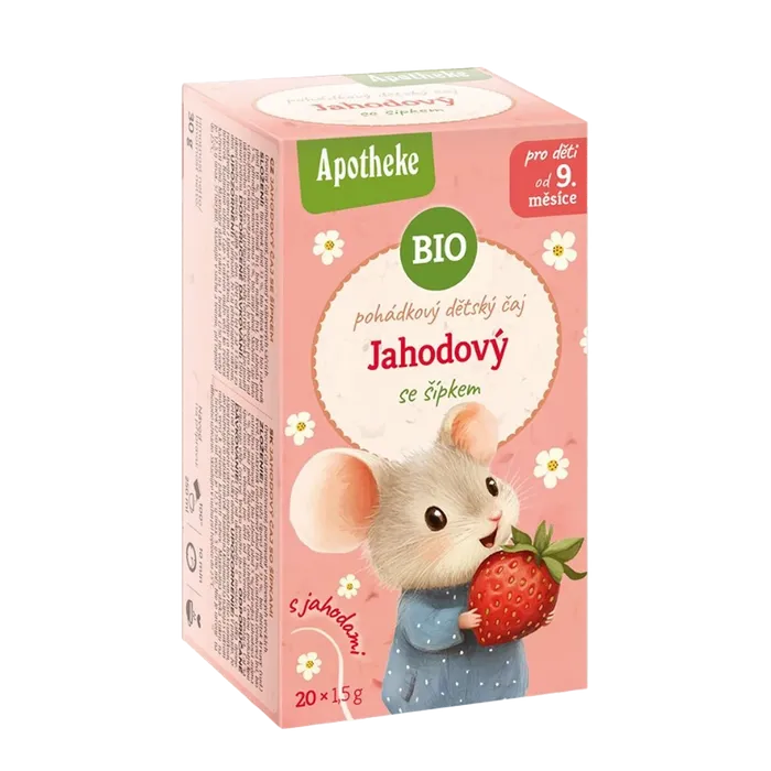 Apotheke Pohádkový dětský čaj Jahodový 20x1,5g BIO