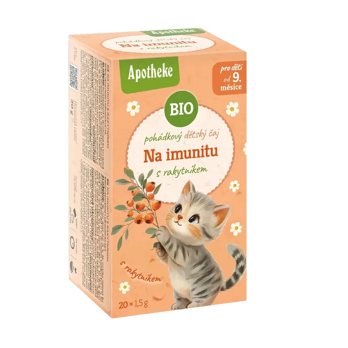 Apotheke Pohádkový dětský čaj Na imunitu s rakytníkem 20x1,5g BIO
