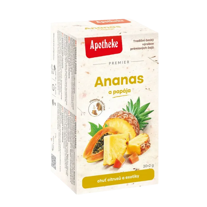 Apotheke Premier Ananas a papája 20x2 g