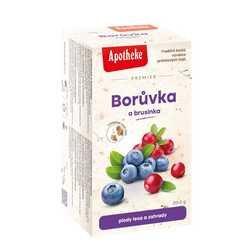 Apotheke ovocný čaj Borůvka a brusinka