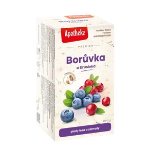 Apotheke Premier Borůvka a brusinka 20x2 g
