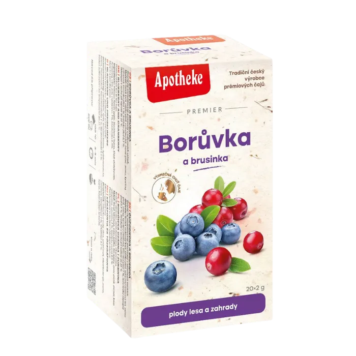 Apotheke Premier Borůvka a brusinka 20x2 g