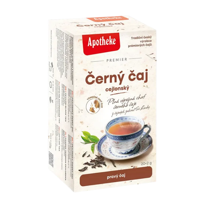 Apotheke Premier Čaj černý cejlonský 20 x 2 g
