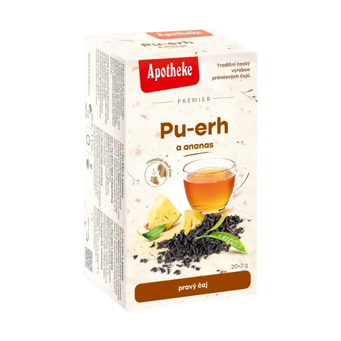 Apotheke Premier Čaj Pu-erh a ananas 20x2g