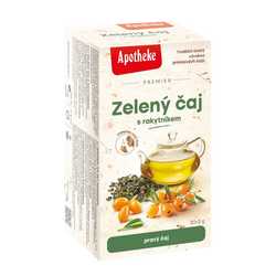 Apotheke Premier Čaj zelený s rakytníkem 20 x 2 g