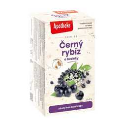 Apotheke Ovocný čaj Černý rybíz a bezinky