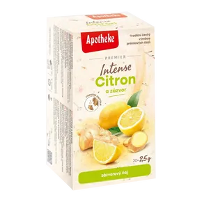 Apotheke Premier Intens Citron a zázvor 2x2,5g