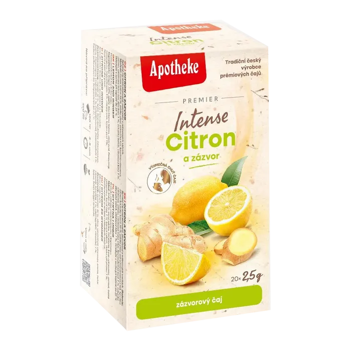 Apotheke Premier Intens Citron a zázvor 2x2,5g