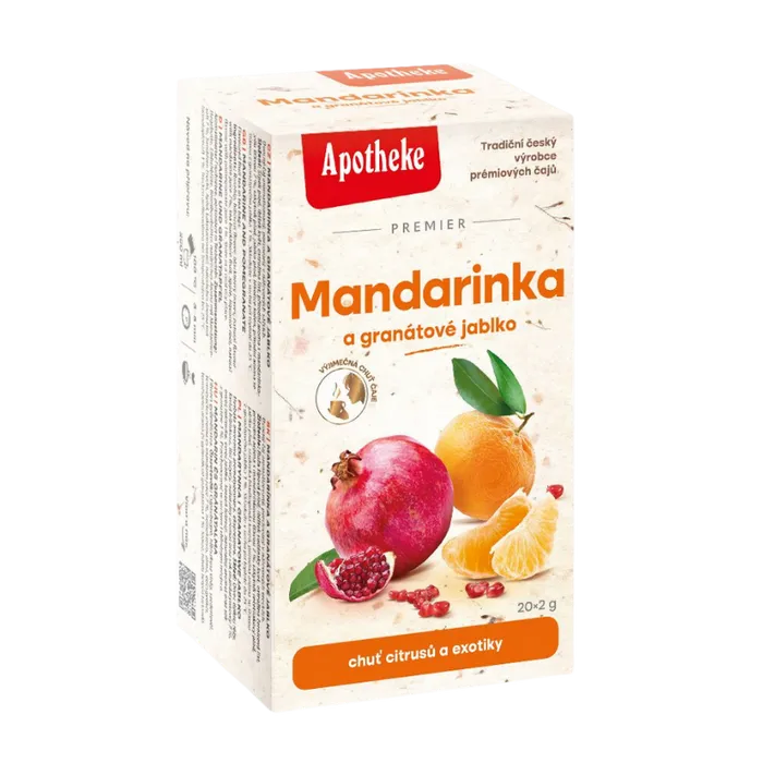Apotheke Premier Mandarinka a granátové jablko 20x2g