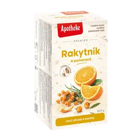 Apotheke Premier Rakytník a pomeranč 20x2 g