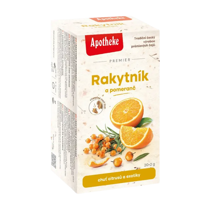 Apotheke Premier Rakytník a pomeranč 20x2 g